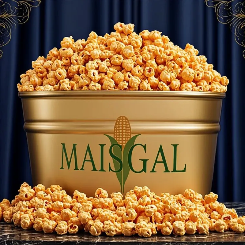 Popcorn Beurre d'Or · Baril Prestige 500g — Maison Popcorn Royal